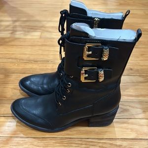 Black Calf Donald J Pliner Size 7 Boots